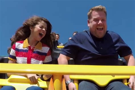 Selena Gomez Takes 'Carpool Karaoke' to New Heights With Roller-Coaster ...