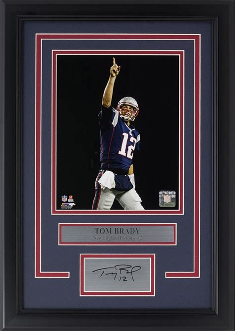 Tom Brady Framed 8x10 New England Patriots Photo Laser Engraved ...