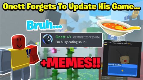 Onett Forgets To Update His Game... (Bee Swarm Simulator) - YouTube