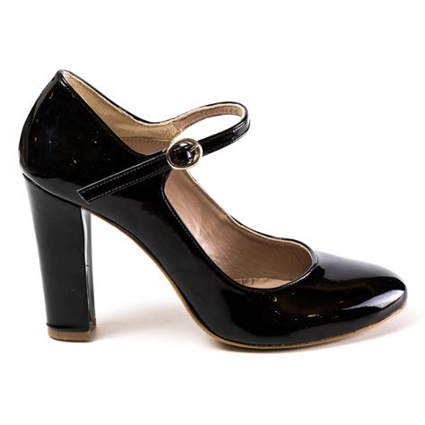 “Mary Jane” Black Patent Heels – Fairymade | Handcrafted by Myrto Kliafa
