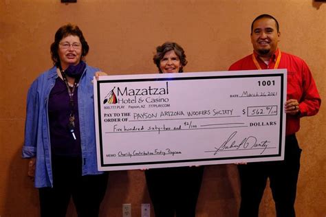 Local nonprofit organizations get funds from Mazatzal Casino | Events | paysonroundup.com