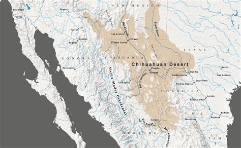 Chihuahuan Desert Map