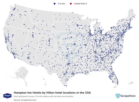 List of all Hampton Hotels locations in the USA - ScrapeHero Data Store