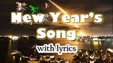 New Year's Song - It's A New Day with lyrics | Happy New Year! | New years song, Happy new year ...