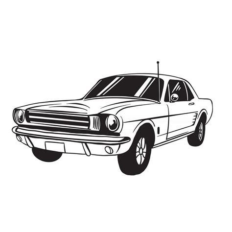 Old Time Cars Clipart Black