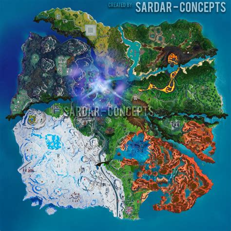 Fortnite Map Concept Art