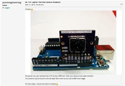 Arduino Due connection with FLIR Lepton - Arduino Stack Exchange