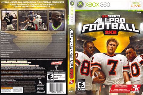 All Pro Football 2K8 Prijzen Xbox 360 | Vergelijk Losse, CIB & Nieuwe ...