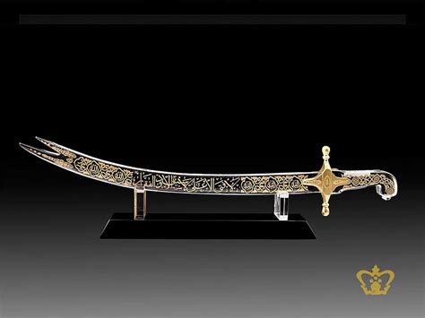 3440x1440px, 2K Free download | Buy Zulfiqar sword crystal replica gold engraved Ayat Al Kursi ...