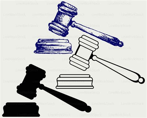 Judge Gavel Svg/gavel Clipart/gavel Svg/judge Gavel Silhouette/gavel ...