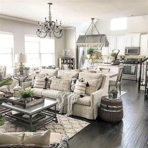 40+ Lovely Farmhouse Design Ideas For Living Room | Farmhouse style living room, Farmhouse decor ...