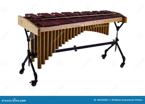 Xylophone, Percussion Music Instrument Isolated on White Background ...