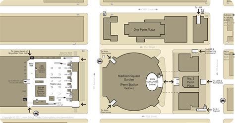 Guide to New York Penn Station and Moynihan Train Hall: maps ...