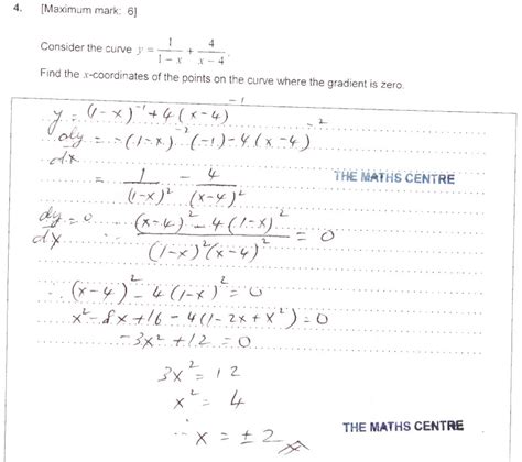 Free Preview: IB Maths HL exams fully worked solutions - The Maths Centre