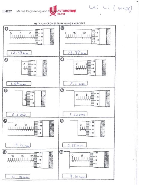 Max E Portfolio: Micrometer