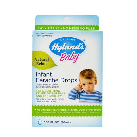 Swimmers Ear Drops for Kids and Adults by Hyland's, Clogged Ears and ...