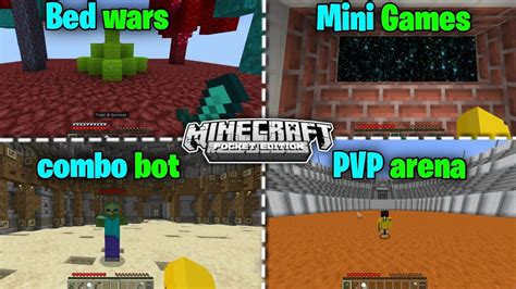 PVP Practice Map For MCPE || Best Map For MCPE 1.20 - YouTube