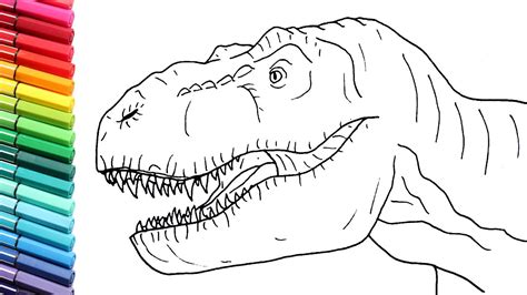 How To Draw A Dinosaur Head - Perspectivenumber Moonlightchai