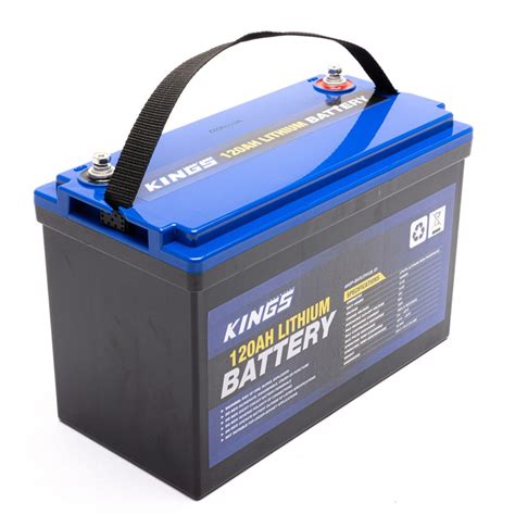 Kings 12V 120Ah Deep Cycle Lithium LiFePO4 Battery | Quality Integrated ...