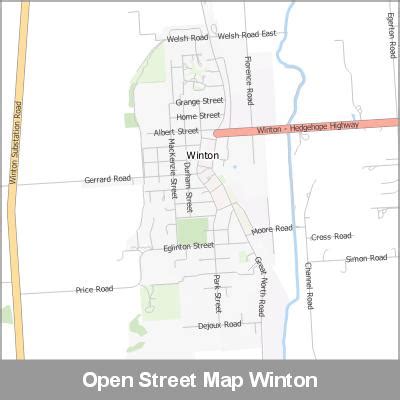 2020 Street Map Winton - Digital Maps