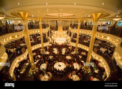 Three-Storied Main Dining Room Atrium, Freedom of the Seas Cruise Ship ...