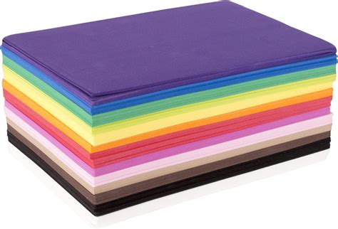 Fibre Craft Foam-Sheets 5-1/2-Inch-by-8-1/2-Inch, 50-Pack, Rainbow ...