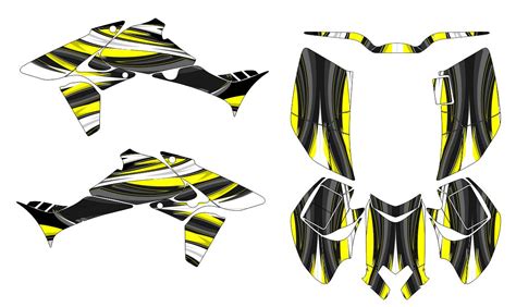 Honda TRX-450 Striped -Simple 1 – Krazygraphics.com