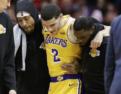 Lakers' Ball to miss 4 to 6 weeks with sprained left ankle | AP News