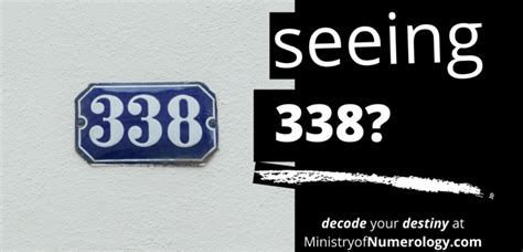 338 Angel Number: Meaning & Symbolism | Ministry Of Numerology - By Johanna Aúgusta