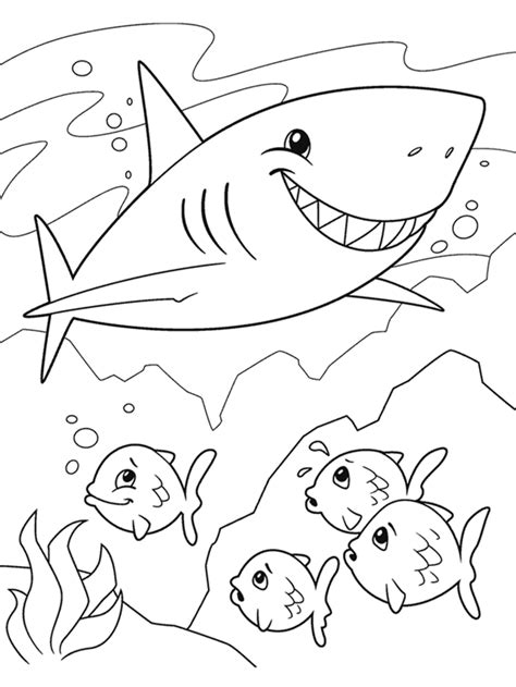 Shark Coloring Page for Kids | crayola.com
