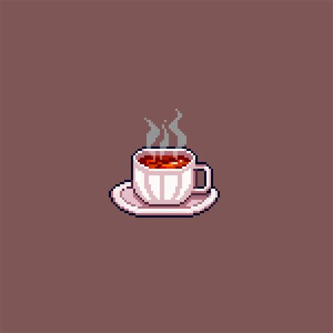 Pixel Art Coffee by camilaxiao on DeviantArt