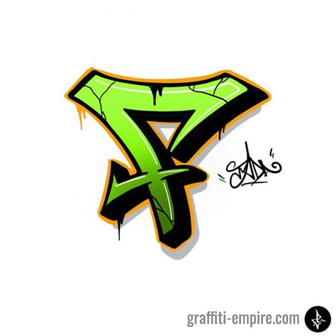 Graffiti Letter F: Inspirational Images and Tutorial | Graffiti Empire | Graffiti lettering ...