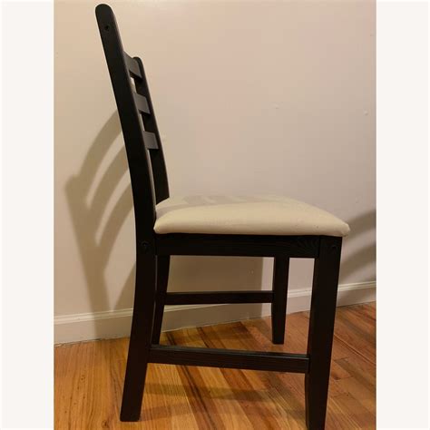 Ikea Lerhamn Dining Table w/ 4 Chairs - AptDeco