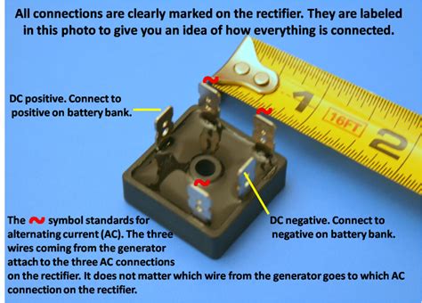 35 Amp 3-phase Bridge Rectifier Everything Is Connected, Battery Bank ...