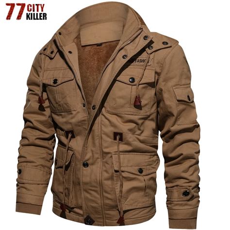 Brand Winter Fleece Jackets Men Plus Size M 4XL Windproof Military ...