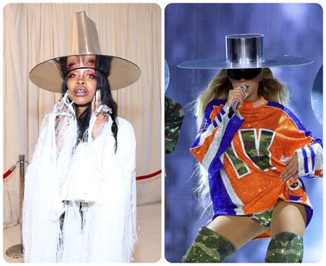 Headpiece Pettiness! Erykah Badu Hints Beyoncé Stole Her Signature Style With ‘Formation’ Hat ...