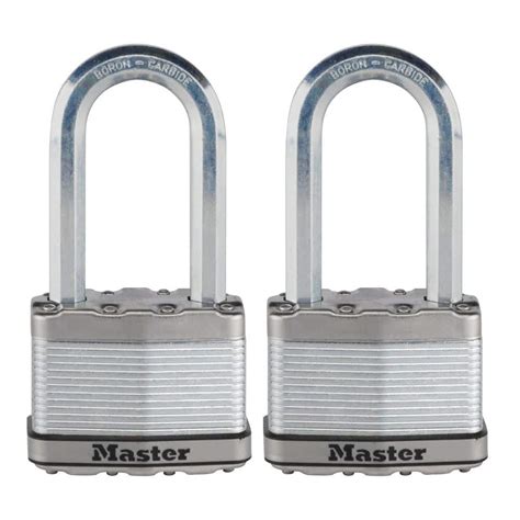 Master Lock Heavy Duty Outdoor Padlock With Key, 2-1/2, 46% OFF