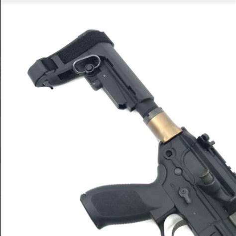 AIRSOFT ARTISAN M4 STOCK ADAPTER For CYBER GUN SIG MCX AEG (BK)