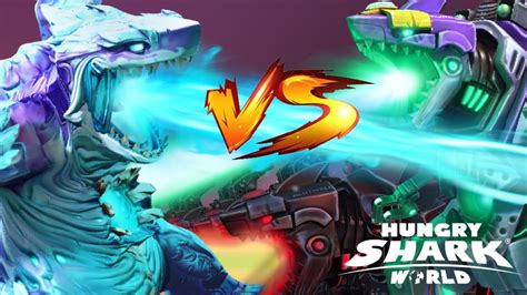 SHIN SHARKJIRA vs MECHA SHARKJIRA! - Hungry Shark World - hungryshark.world