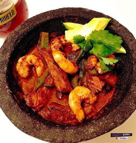 Steak and Shrimp Molcajete | Steak and shrimp, Seafood molcajete recipe, Mocajete recipe