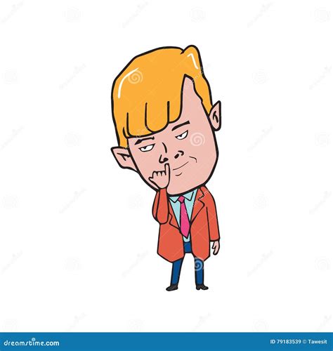 Man Picking His Nose Cartoon Stock Vector - Illustration of humorous, male: 79183539