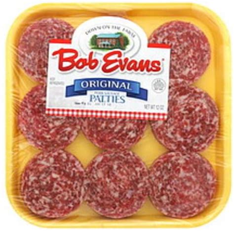 Bob Evans Original Pork Sausage Patties - 12 oz, Nutrition Information | Innit