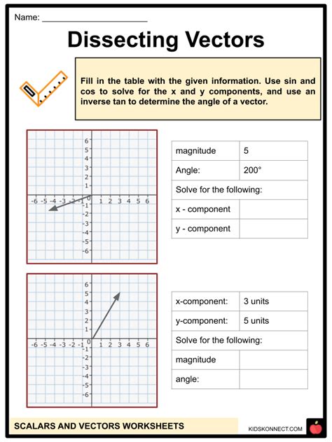 Scalars and Vectors Worksheets & Facts | Operations, Significance