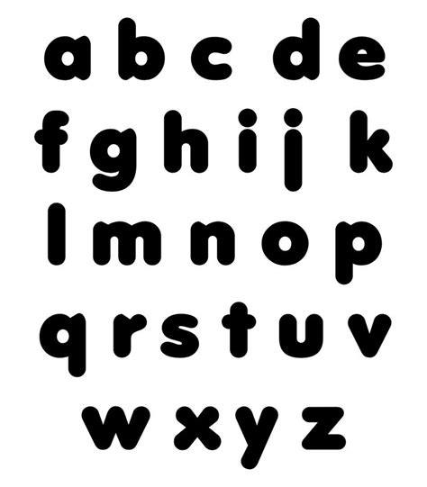 Small Alphabet Letters Printable PDF | Your Daily Printable Needs