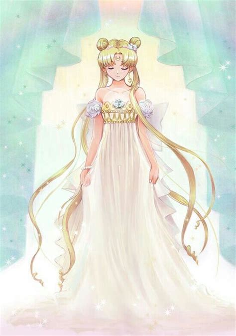 Sailor Moon Fan NAILS Princess Serenity Wedding Dress for Her Friend