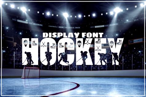 Hockey Font by AvocadoSVG · Creative Fabrica