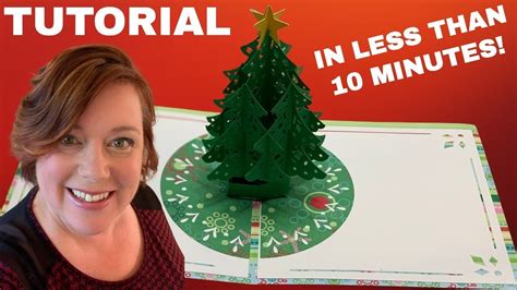 HOW TO MAKE THE POP UP CHRISTMAS TREE CARD - from Cricut Design Space