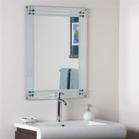 Bejeweled Frameless Bathroom Mirror - Walmart.com - Walmart.com