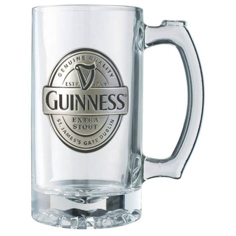 Glass: Guinness Logo Tankard, Pewter - Celtic Heritage