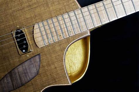 Fred Kopo Guitars Berline #1 For Sale Gold and Linen - Luthiers